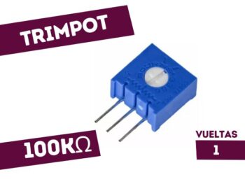 TRIMPOT DE CERMET 1 VUELTA VERTICAL 100K
