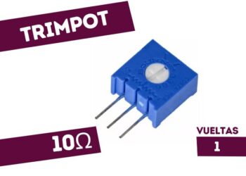 TRIMPOT DE CERMET 1 VUELTA VERTICAL 10E