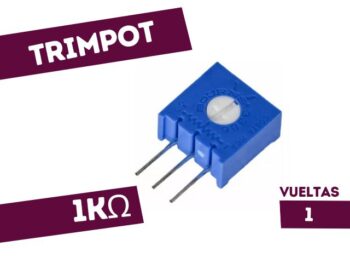 TRIMPOT DE CERMET 1 VUELTA VERTICAL 1K
