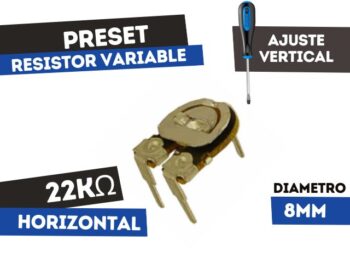 PRESET CARBON HORIZONTAL 8MM 22K