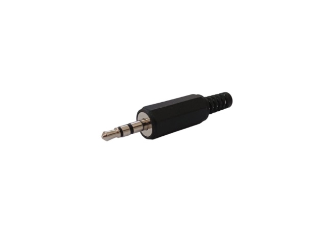 CONECTOR PLUG 3.5mm STEREO PARA CABLE PREMIUM PLASTICO