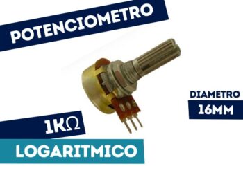 POTENCIOMETRO LOGARITMICO 16MM 1K