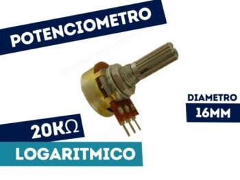 POTENCIOMETRO LOGARITMICO 16MM 20K