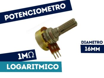 POTENCIOMETRO LOGARITMICO 16MM 1M