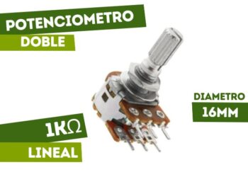 POTN-16D-1KLIN POTENCIOMETRO DOBLE LINEAL