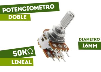 POTN-16D-50KLIN POTENCIOMETRO DOBLE LINEAL