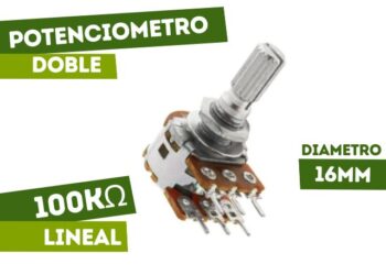 POTN-16D-100KLIN POTENCIOMETRO DOBLE LINEAL