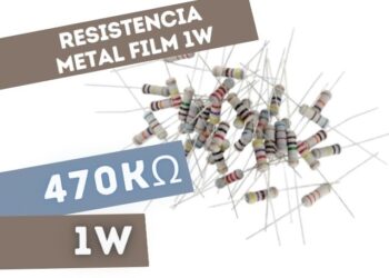 PR01 RESISTENCIA 470K 1W METAL FILM 5%