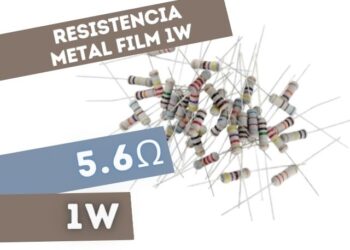 PR01 RESISTENCIA 5E6 1W METAL FILM 5%