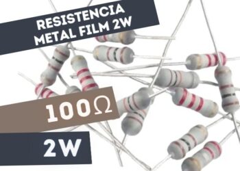 PR02 RESISTENCIA 100E 2W METAL FILM 5%