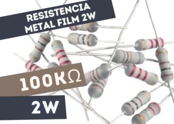 PR02 RESISTENCIA 100K 2W METAL FILM 5%