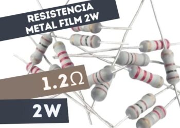 PR02 RESISTENCIA 1E2 2W METAL FILM 5%