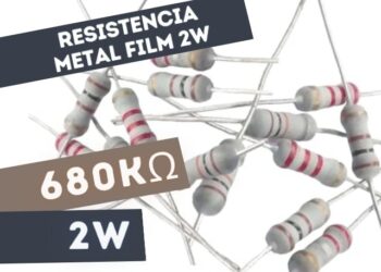 PR02 RESISTENCIA 680K 2W METAL FILM 5%