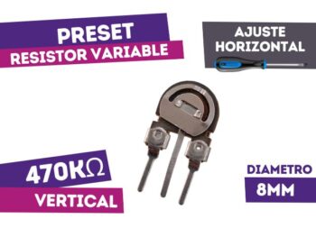PRESET CARBON VERTICAL 8MM 470K