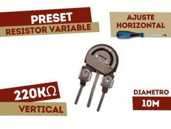 PRESET CARBON VERTICAL 10MM 220K (PV10)