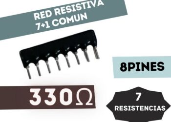RED RESISTIVA (7+1) PINES (7RESISTENCIAS + 1COMUN) 330E
