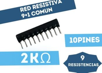 RED RESISTIVA (9+1) PINES (9RESISTENCIAS + 1COMUN) 2K