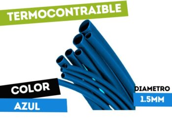 TERMO1.5 TERMOCONTRAIBLE 1.5mm X METRO AZUL