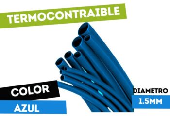 TERMO1.5 TERMOCONTRAIBLE 1.5mm X METRO AZUL