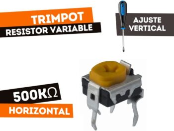 TRIMPOT CARBON HORIZONTAL 500K (OPEN FRAME)