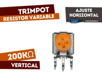 TRIMPOT CARBON VERTICAL 200K (OPEN FRAME)