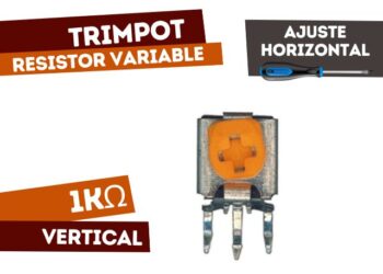TRIMPOT CARBON VERTICAL 1K (OPEN FRAME)