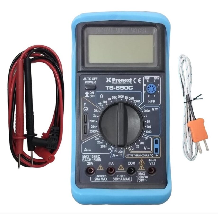 MULTIMETRO DIGITAL  PRONEXT MODELO TS-890C