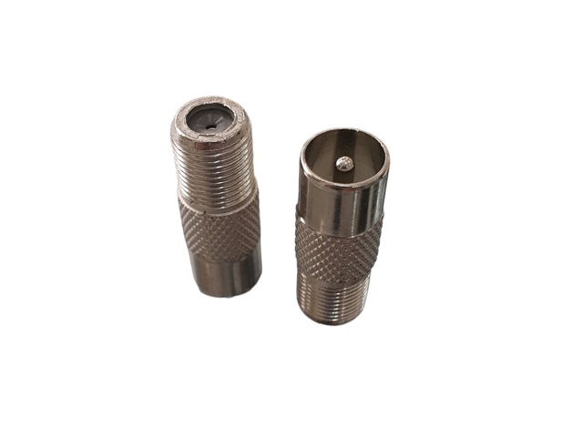 ADAPTADOR CONECTOR F HEMBRA / PAL MACHO