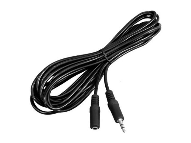CABLE PLUG 3.5mm A JACK 3.5mm 5mts PROLONGACION STEREO