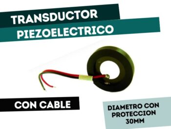 UP1625 TRANSDUCTOR PIEZOELECTRICO ULTRASONICO CON CABLES