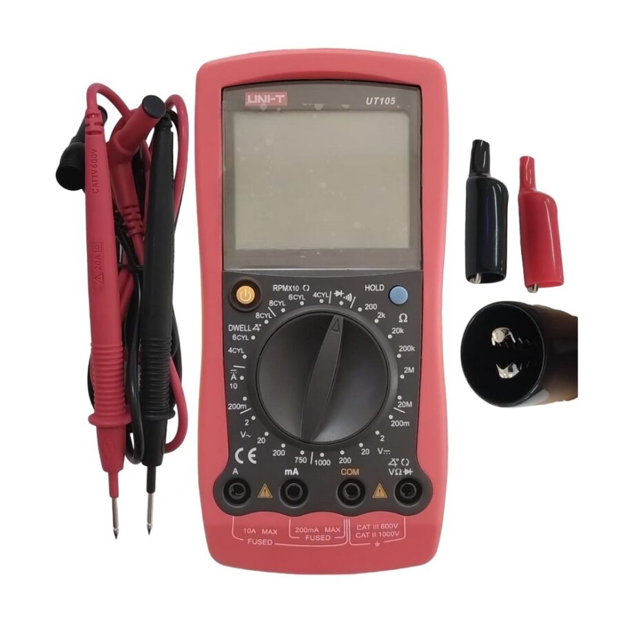 MULTIMETRO DIGITAL AUTOMOTOR MODELO UT105