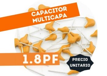 CAPACITOR MULTICAPA 1.8PF NP0 +/-5% 50V P=2.54