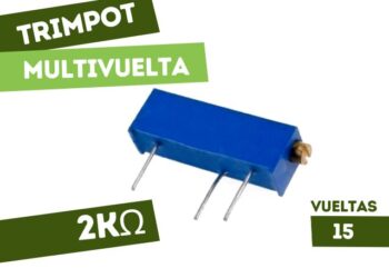 TRIMPOT DE CERMET 2K 15 VUELTAS