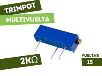 TRIMPOT DE CERMET 2K 15 VUELTAS