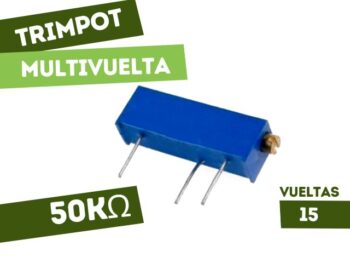 TRIMPOT DE CERMET 50K 15 VUELTAS