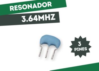 RES-3.64-3P RESONADOR 3.64MHZ 3 PATAS