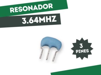 RES-3.64-3P RESONADOR 3.64MHZ 3 PATAS