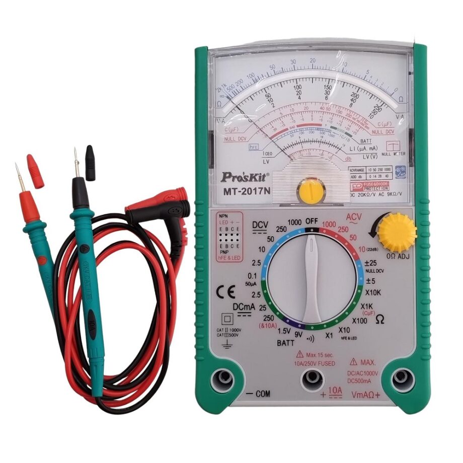 MULTIMETRO ANALOGICO PROSKIT MODELO MT-2017