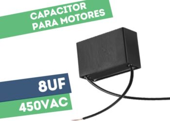 CAPACITOR PROPILENO 8UF 450VAC P/MOTORES CUADRADO