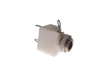 CONECTOR JACK 3.5mm MONO P/CHASIS CON CORTE PLASTICO