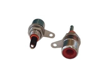 CONECTOR JACK RCA ROJO PARA CHASIS