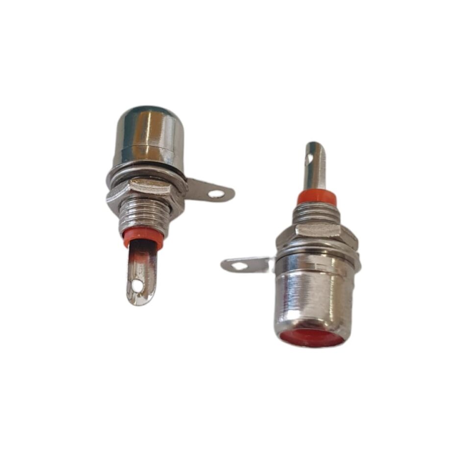 CONECTOR JACK RCA ROJO PARA CHASIS
