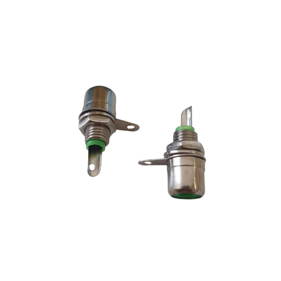 CONECTOR JACK RCA VERDE PARA CHASIS