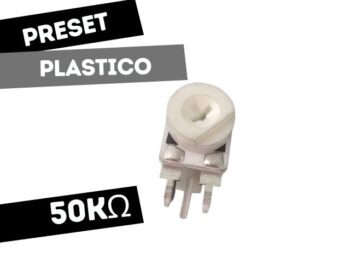 PRESET PLASTICO BLANCO 50K (PPB)