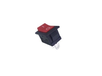 LLAVE TECLA SIMPLE ON-OFF 6A 250V ROJA