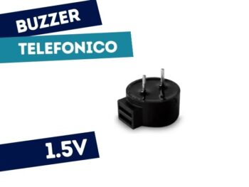 BUZZER 1.5V TONO CONTINUO S/OSCILADOR MINI 2KHZ PARA TELEFONO D=9.5mm