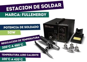 ESTACION DE SOLDAR SMD AIRE Y LAPIZ 220V HY-908