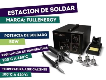 ESTACION DE SOLDAR SMD AIRE Y LAPIZ 220V HY-908