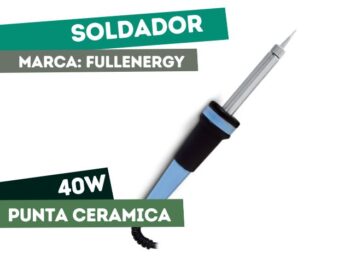 SOLDADOR 40W FULLENERGY PUNTA CERAMICA
