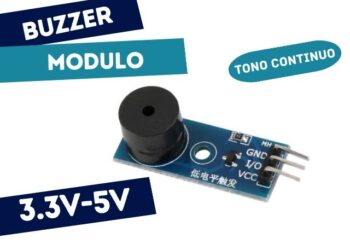 MODULO BUZZER 3V-5V TONO CONTINUO